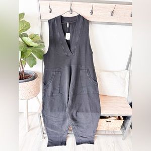 Free People Black Jumpsuit